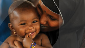 World Health Organisation: Nurturing Care PMNCH brand imagery of a mother and child